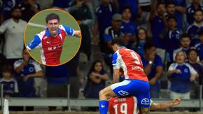 "Qué golazo por favor": El gol de Justo Giani que le da la victoria a la UC ante Cruzeiro