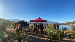 Intensifican la búsqueda de trabajador desaparecido en embalse de Lo Barnechea
