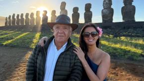 "Ahora mi papá vuelve feliz, renovado": La sensible razón por la que Priscilla Vargas viajó sólo con su padre a Rapa Nui