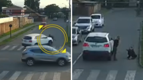 Conductora atropelló a mujer que cruzaba por paso peatonal, la insultó y luego escapó: "Me dijo que yo le había golpeado el auto"