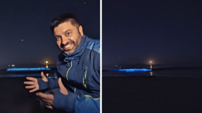 Astrofotógrafo sorprende con increíbles registros de la bioluminiscencia en Guanqueros: entregó tips para disfrutarla