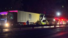 Choque entre bus y camión en la Ruta 68 dejó al menos 20 lesionados 