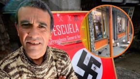 Fundador de la 'escuela de arte nazi' atacó con un chuzo a dueño de una librería de Ancud