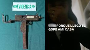 Detienen a joven de 16 años que subía historias jactándose de tener una subametralladora UZI