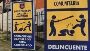 "Delincuente capturado será ajusticiado”: el controversial letrero instalado por vecinos de Linares