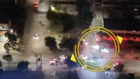 Delincuentes fueron seguidos por cielo y tierra en Recoleta