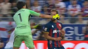 VIDEO | Arquero que pudo llegar a Colo-Colo agredió a rival con un golpe en la cara en el fútbol de España