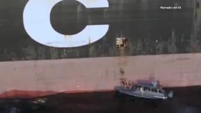 Video difundido por Irán muestra supuesto abordaje en barcos en el estrecho de Ormuz