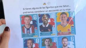 Conductor de aplicación se volvió viral por aceptar láminas del Mundial como forma de pago: “El dinero va y viene, las figuritas que quiero no"