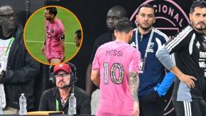 ¿Y el Mundial?: Así fue el momento en que Messi pidió el cambio por molestias físicas en Miami