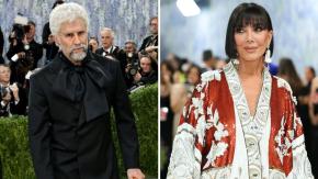 Abrazo frío y sin contacto visual: así fue el incómodo saludo entre Bad Bunny su exsuegra, Kris Jenner, en la Met Gala