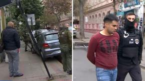 Conductor fue asaltado, persiguió al ladrón, se metió contra el tránsito y chocó: delincuente fue arrestado en vivo