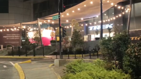 Delincuentes perforaron un muro para robar tienda de bicicletas en Costanera Center