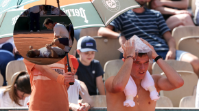 El complejo momento que se vivió en Roland Garros: jugador se desmaya tras ganar un partido de casi 5 horas