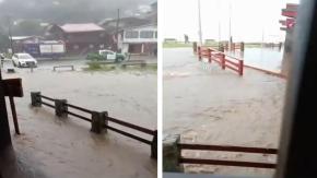 Los estragos que dejó la lluvia en el sur