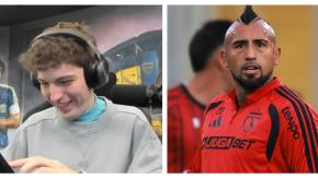 "¿Qué pasó, me está matando?": El cruce de Arturo Vidal con Davo Xeneize en vivo