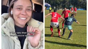 "Se lo toman en serio": Turista estadounidense maravillada con las ligas amateur de Chile se hace viral