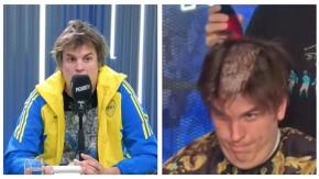 VIDEO | "¡Me vas a cortar la oreja!": Gustav Salvestrini se rapó en vivo tras victoria de la UC ante Boca