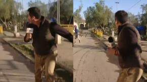 Periodista de 'Tu Día' sufre violenta agresión por sujetos que viven en ruco en San Bernardo