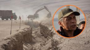 Antauro Humala por la zanja en la frontera: "Es una chifladura querer emular a un tipejo como Trump"