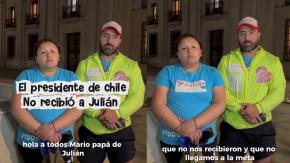 Familia de adolescente con Duchenne denuncia que el Presidente Kast no los recibió en La Moneda: caminaron 32 días 