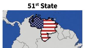 Trump publica imagen de Venezuela como el estado número 51 de EEUU