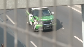Patrulla de Carabineros protagoniza accidente en Ruta 5: gigantesco taco en el centro de Santiago