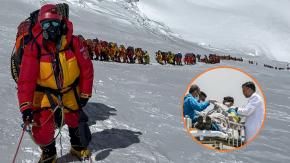 Milagro en el Everest: Hallan con vida a guía desaparecido hace seis días a más de 7 mil metros de altura