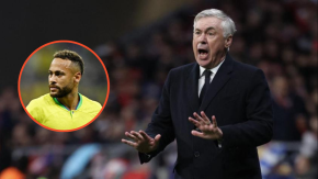 Ancelotti ilusiona a Brasil con Neymar: "Puede jugar, está bien"