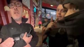 VIDEO | Denuncia por amenazas terminó con forcejeos entre Carabineros y guardias municipales en Santiago