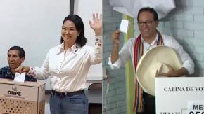 Primeros sondeos a boca de urna dan empate técnico en Perú: Fujimori 50,53% Sánchez 49,47%