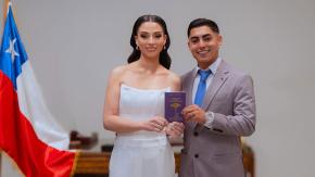 Jordhy Thompson y Camila Sepúlveda se casaron a pesar de denuncia por violencia intrafamiliar