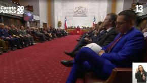 “No a los recortes…”: qué decía el cartel que mostró diputado Videla en transmisión de Cuenta Pública