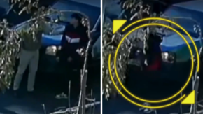 VIDEO | Cámaras captan momento en que carabinero (r) baleó a ciclista tras discusión: debió ser operado
