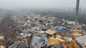  Municipio de Maipú denuncia mafias: toneladas de basura impiden uso de camino