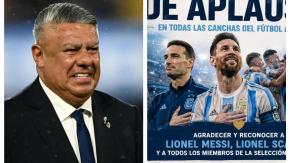 El gesto de Conmebol a selección de Argentina para partidos de Copa Sudamericana: 'Chiqui' Tapia agradeció a Domínguez