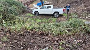 Alcaldesa de El Monte sufre accidente de tránsito: camioneta se volcó durante monitoreo por sistema frontal