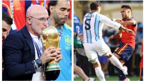 "En ese momento no me di cuenta": El relato del DT de España por la pelea con Argentina tras la final del Mundial