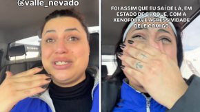 Influencer brasileña denunció xenofobia de instructor de esquí en Valle Nevado: "Nos llamó monos"