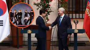 "Una generación de chilenos se dejó encantar con la cultura": La referencia de Kast a BTS durante visita del Presidente de Corea