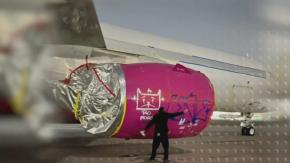 Así detuvieron a grafiteros de avión en Aeropuerto de Santiago