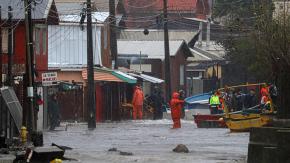 "Estamos viviendo una situación muy compleja": Alcalde de Penco muestra los estragos de las inundaciones