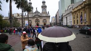 Sistema frontal: A qué hora llega el temporal este jueves a Santiago
