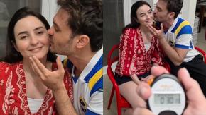 VIDEO | Pareja bate récord Guinness de mayor cantidad de besos en 30 segundos: mira cuántos fueron y cómo lo lograron