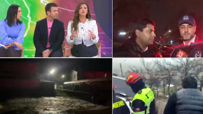 Por intenso temporal: bomberos acuartelados en Santiago