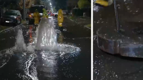 Colapsa alcantarillado en Puente Alto 