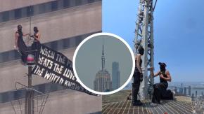 Protagonistas de documental de Netflix fueron detenidos tras escalar la cima del Empire State para propuesta de matrimonio