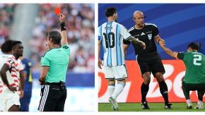"¿Messi juega con reglas diferentes?": La tarjeta roja de EE.UU. que encendió el debate por "planchazo" del argentino en el Mundial