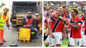 VIDEO | Recolectores de basura imitan el "Viking Row", la viral celebración de Noruega en el Mundial