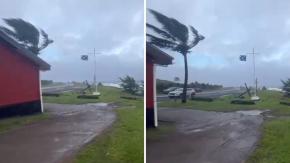 Clases suspendidas y vientos de hasta casi 80 Km/h: Fuerte sistema frontal se registra en Rapa Nui